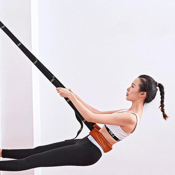 

leg stretcher belt high-quality load-bearing capacity tough soft surface exercise door split flexibility strap sports yoga
