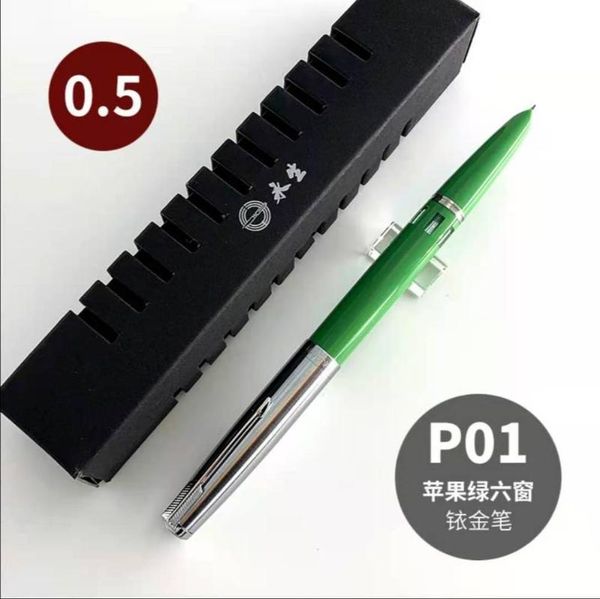 

2021 new color wing sung 601 vacumatic fountain pen piston type fine nib silver clip stationery office school supplies