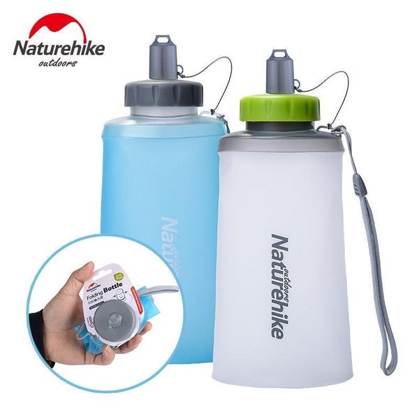 

hydration packs 500 750ml mini portable silicone folding ultralight sports bottle water bottles outdoor mountaineering cup