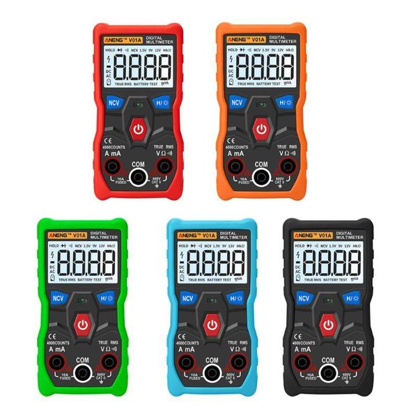 

multimeters v01a digital multimeter auto range true rms ncv data hold backlight u50a