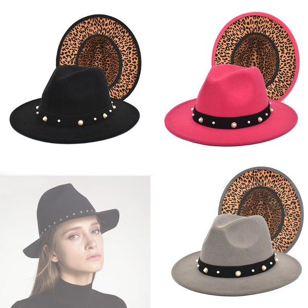 

wide brim hats texas cowboy hat for women party jazz cap kids leopard print cosplay men, Blue;gray