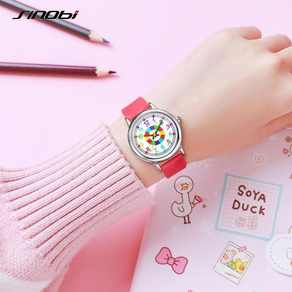 

wristwatches drop original design women quartz fashion young girl watches creative colorful woman clock, Slivery;brown