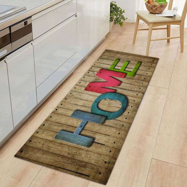 

kitchen season printing pattern kitchen entrance door mat anti-slip floor rug bathroom area hallway ing