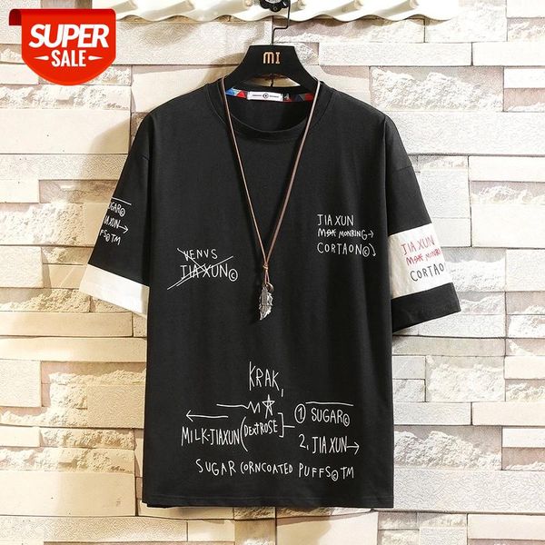 

Short Sleeve T Shirt Men'S 2021 Summer Black White Tshirt Top Tees Classic Brand Fashion Clothes Plus Size M-5XL O NECK #e58y, White;black