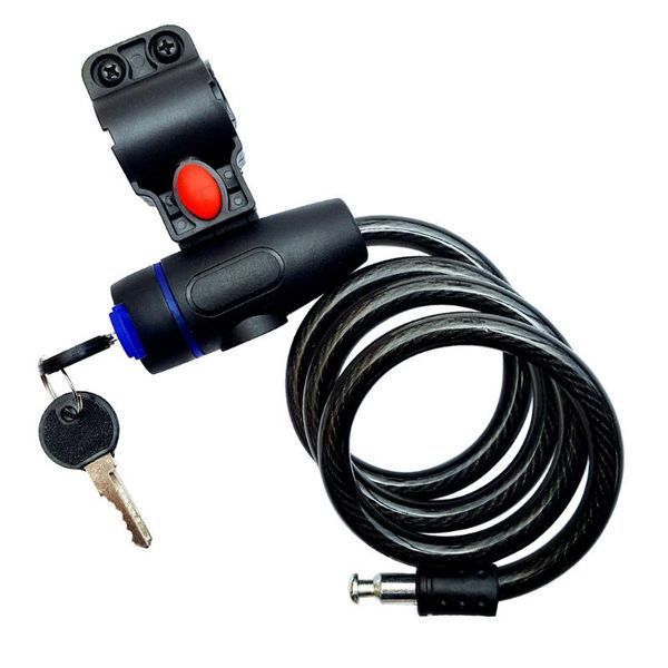 

bike locks bicycle safety lock stainless steel anti-theft universal portable loop