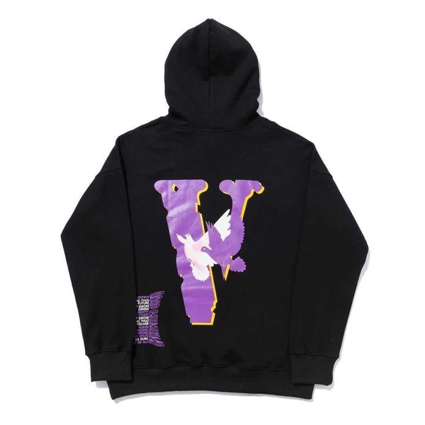 

vlones sweater, hooded big v coat, wang yibo's same men's and women's hoodie, fujiwara haogao street, Black