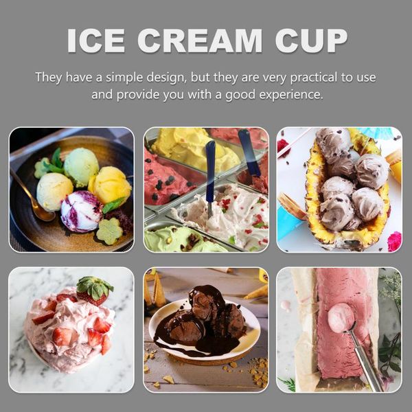 

disposable cups & straws 100pcs 3oz dessert ice cream jelly pudding