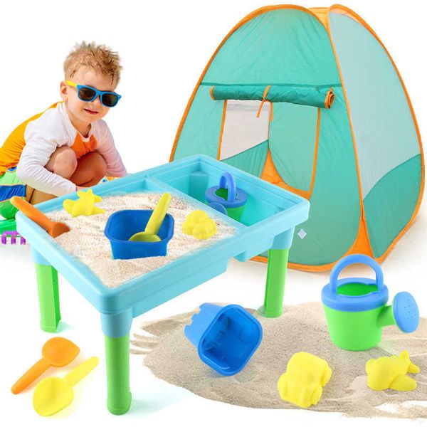 

children game house toy indoor baby tent beach diy set, Blue