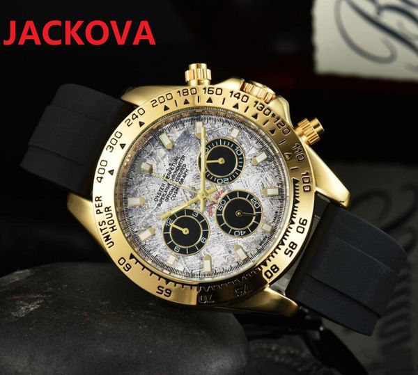 Top business svizzera orologi da uomo di fascia alta calendario da uomo piccoli quadranti funzionanti famoso cronometro President Sapphire Mirror Time Clock Chain Bracciale da polso