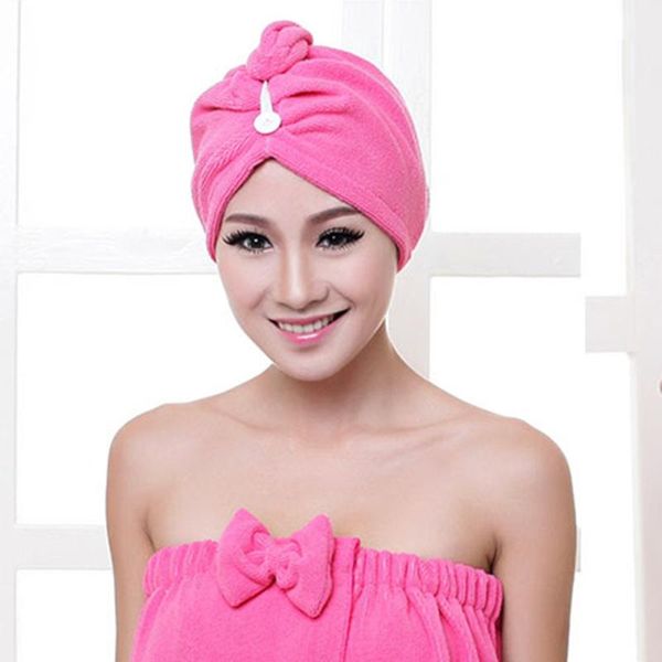 

shower caps multicolor soft bath towel hair dry cap comfortable superfine fiber water-absorbent quick-drying adults bathroom salon