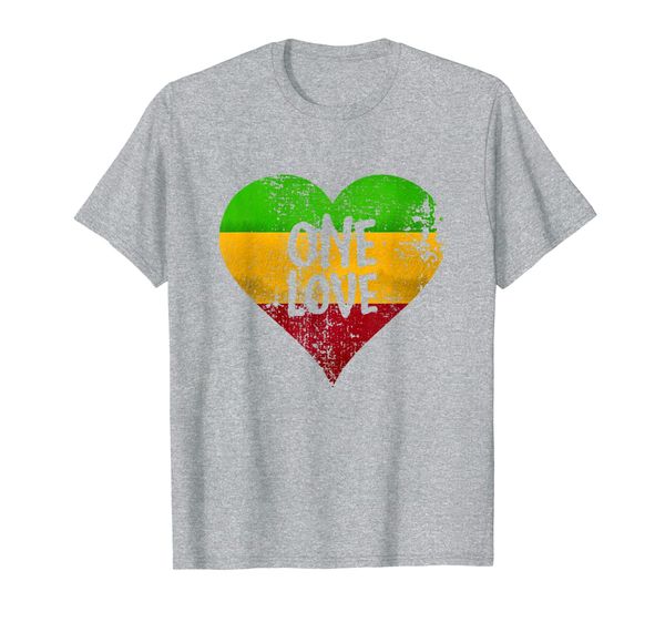 

one love rastafari t-shirt jamaica retro vintage gift t-shirt, White;black