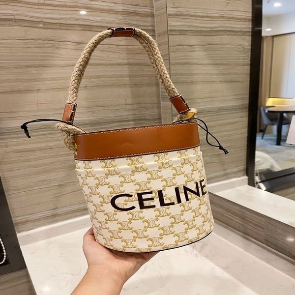 

[new arrivals ]net red sailin triumphal arch bag women's 2021 fashion flower bucket bag retro one shoulder handbag crossbody bag ysj