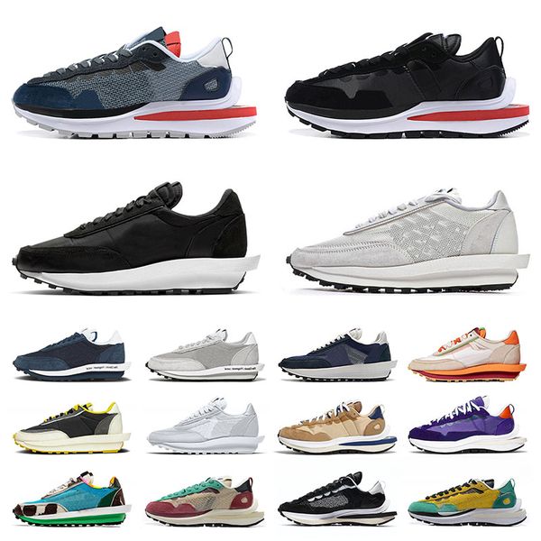 

original men running shoes pegasus dark iris ldvwaffle trainers daybreak chunky dunky black white vaporwaffle neptune green women sports sne