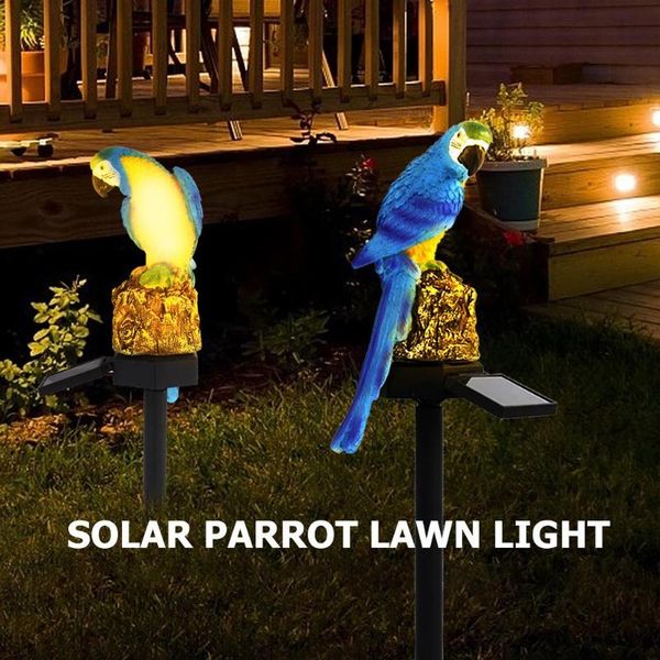 

solar lamps power led parrot lawn light waterproof garden landscape lamp outdoor yard lighting creative statue ornament