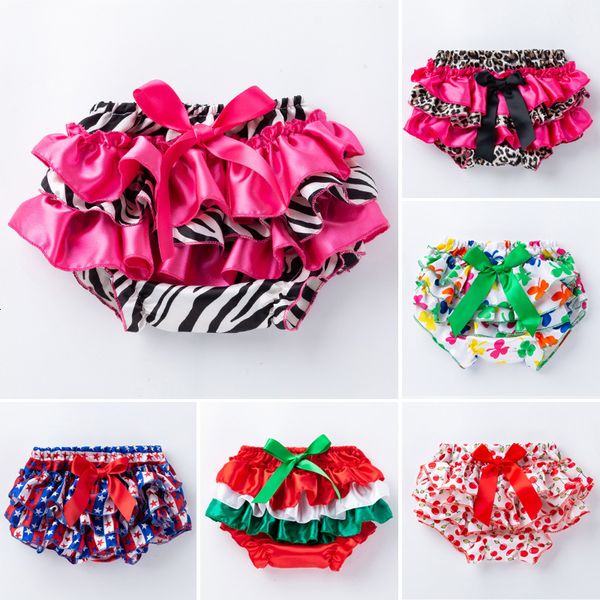 

female baby bow tinted shorts infant pants born fashion printed pp factory, White