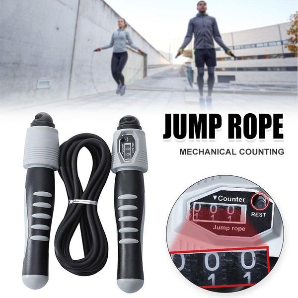 

jump ropes rope with counter for reduce fat & weight loss fitness equipment pvc handle 2.8m adjustable counting