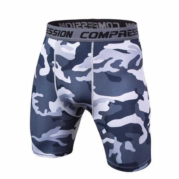 

mens 3d printing compression shorts summer camouflage bermuda shorts fitness men cossfit bodybuilding tights camo fitness, White;black
