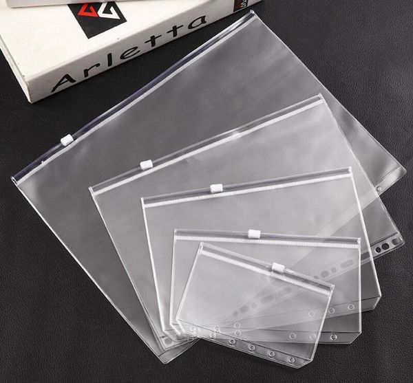 A5 / A6 / A7 PVC 6 отверстия Binder Свободный лист ноутбук водонепроницаемый мозая сумка для молнии визитная карточка сумки для хранения детей # 192