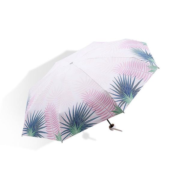 

umbrellas pocket umbrella mini uv protection parasol pastoral style hree-folding and five-folding windproof