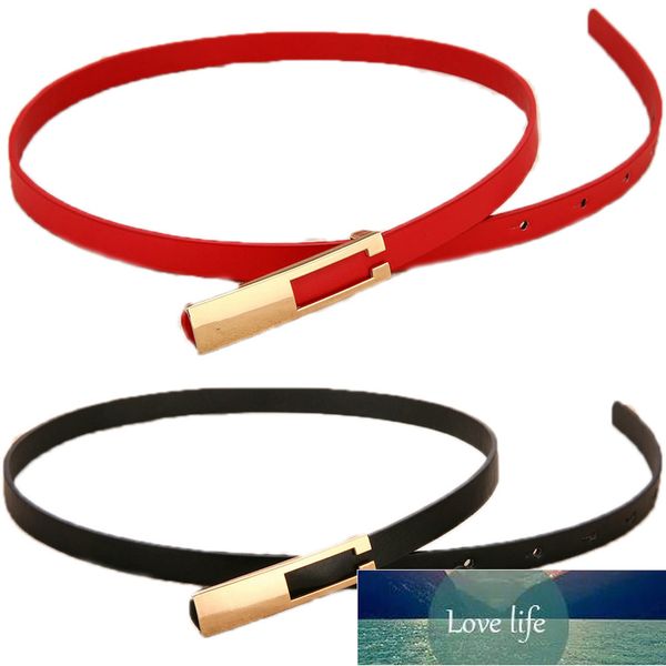 

fashion womens pu leather belt waistband jeans dresses decor small thin belt simple wild waist band factory price expert design quality late, Black;brown