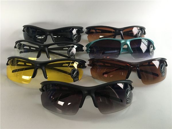 

new 7 colors design safety glasses goggles,mens designer cycling sport sunglasses brands, White;black