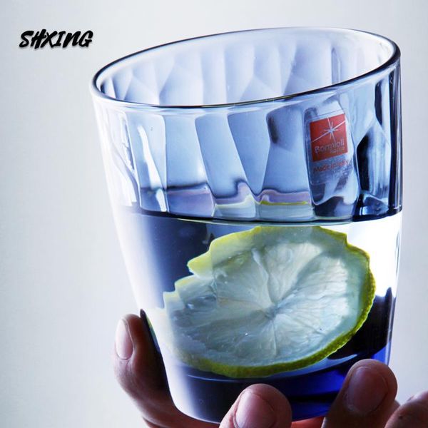 

wine glasses 350ml heat-resistant colorful wall glass tea cup coffee mugs transparent insulation beer cups mug drinkware
