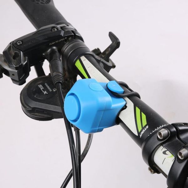 

bike horns electric cycling bell horn mtb bicycle handlebar silica gel shell ring accessories 2021
