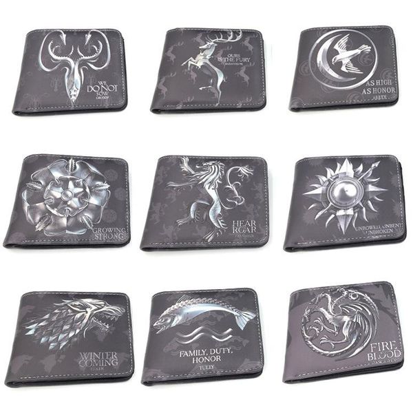 

wallets cartoon wallet film and television short men lady leather purse, Red;black