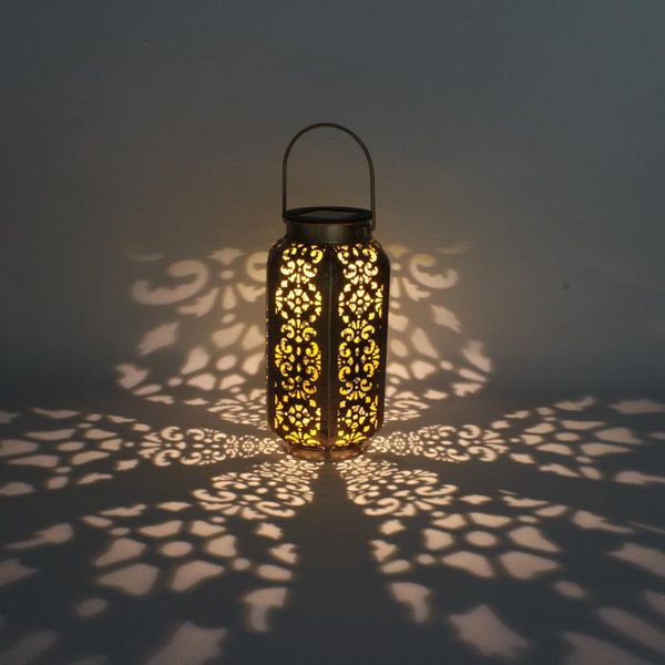 

solar garden decoration outdoor waterproof metal lawn light ornament