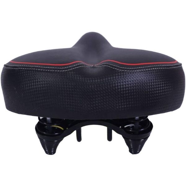 

bike saddles breathable saddle big bucushion leather surface seat mountain bicycle absorbing hollow cushion accessories