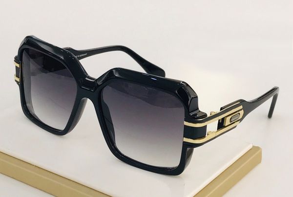 

vintage square legends sunglasses black godl/grey gradient lunettes de soleil sonnenbrille gafas de sol with case box, White;black