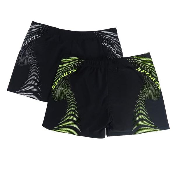 

men's swimwear swimming trunks men boxer quick-drying nylon pattern fashion