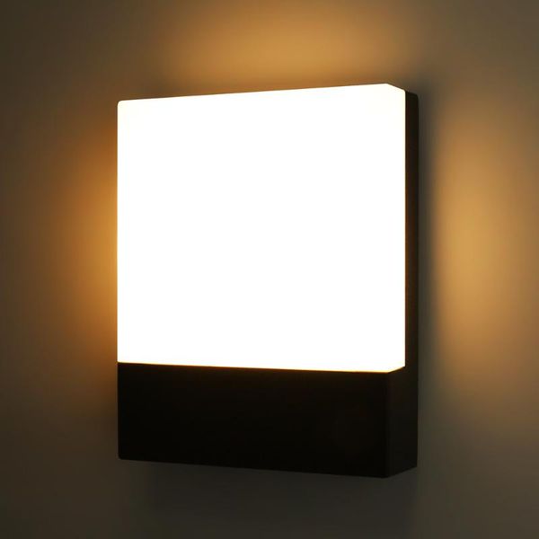 

wall lamp indoor led living room decoration light home lighting fixture loft stair hallway square aluminum ac110-245v