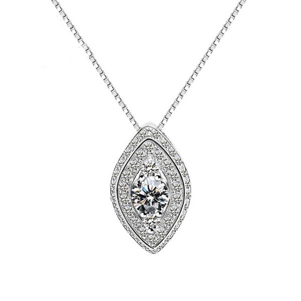 

HBP fashion luxury diamond with AAA Zircon Pendant, silver necklace, clavicle chain, women's style