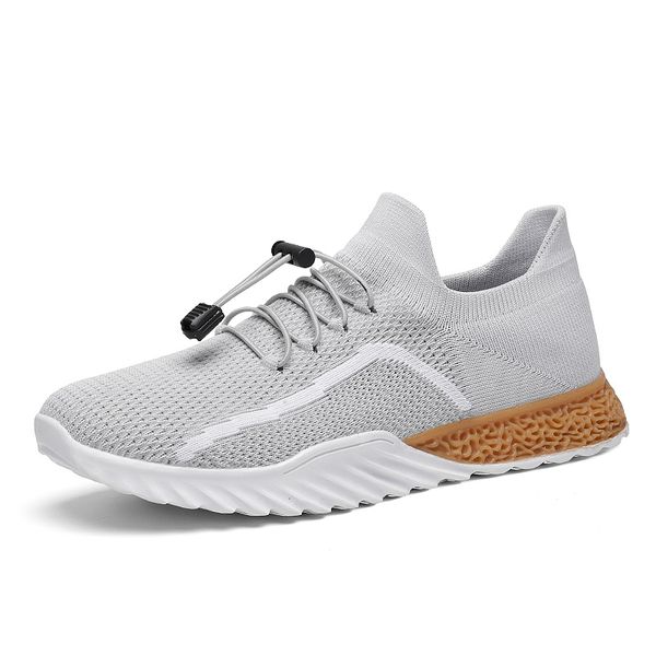 

spring and autumn breathable sports casual socks shoes men, Black