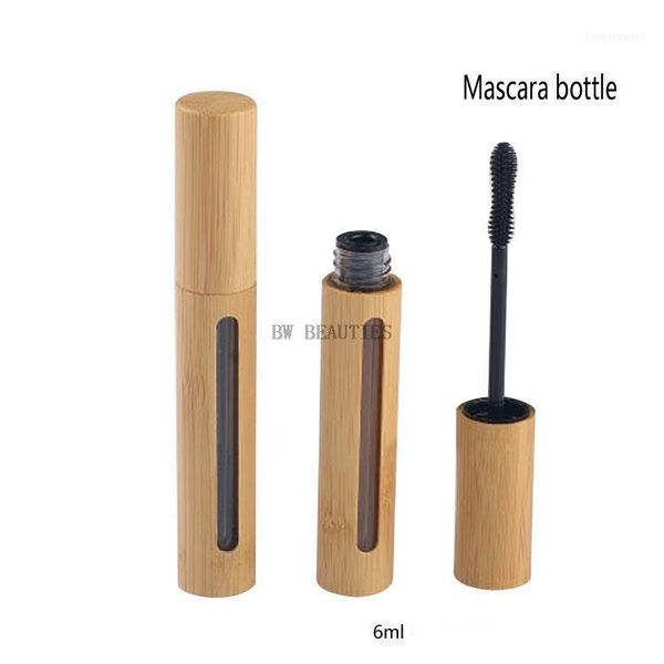 

50pcs/lot 6ml high-grade bamboo empty mascara tube/lip gloss bottle/eyelash tube natural cosmetic packaging11