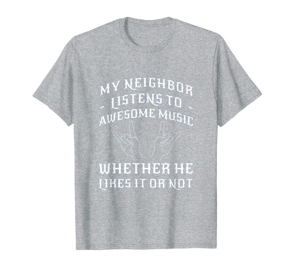 

rock music teacher gag gift for metalhead fan rocker dad t-shirt, White;black