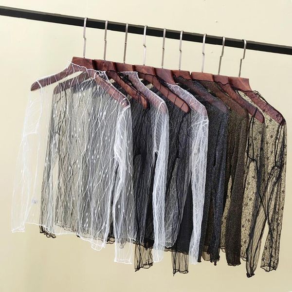 

see through mesh women fishnet transparent shirt ladies turtleneck white t shirt women tshirt black women femme