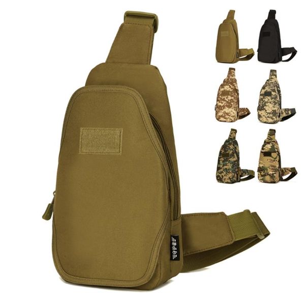 

backpack men durable nylon sling chest pack cross bag military knapsack assault molle small rucksack shoulder bags