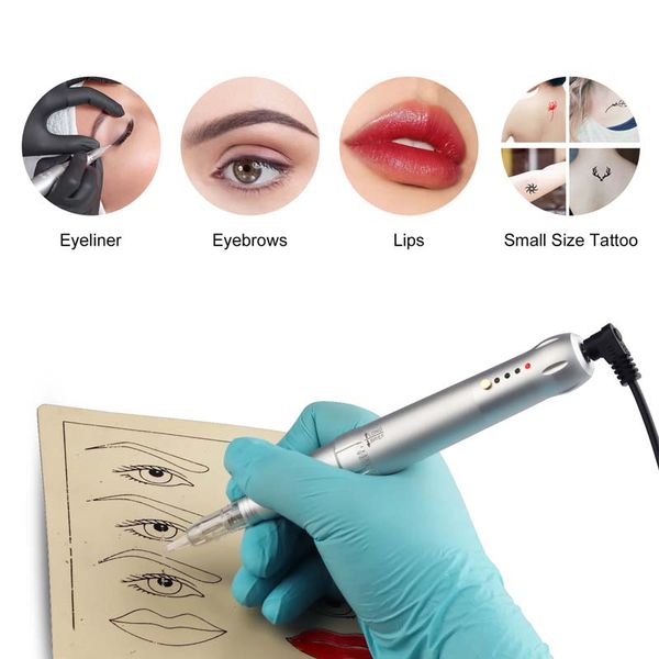

professional wireless permanent makeup tattoo machine microblading eyebrow tattoo machine pen with cartridge beauty for body artscouts