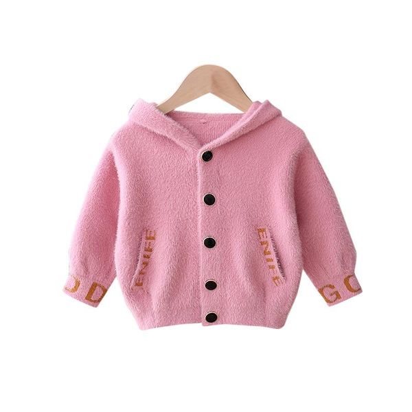 

cardigan girls sweaters 2021 autumn toddler sweater children's coat, Blue