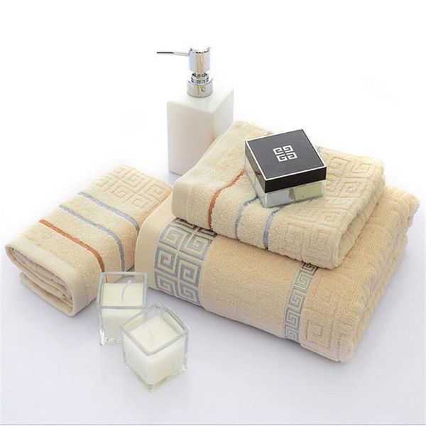 

towel greatwall checked cotton sets solid color 3 pieces set 100%