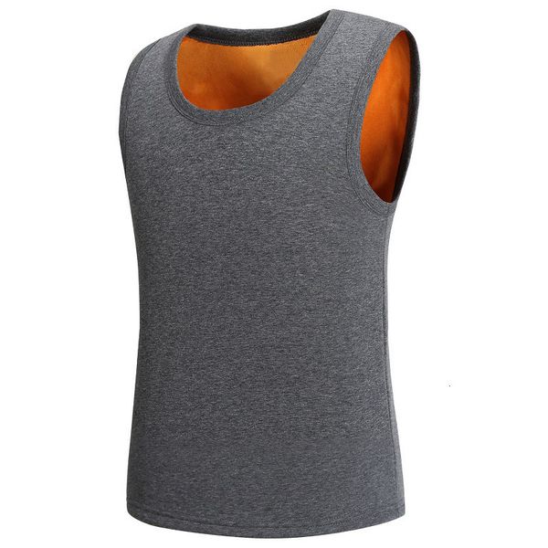 

2021 new underwear men winter fleece vest male thick warm waistcoat outwear casual thermal soft vests mens sleeveless tank yuxa, White;black