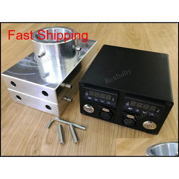 

4x7" rosin press plates with four heating rod & pid hamch cphe1