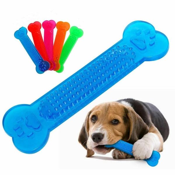 

dog apparel pet accessories puppy toothbrush doggy chew toys aggressive chewers rubber bone