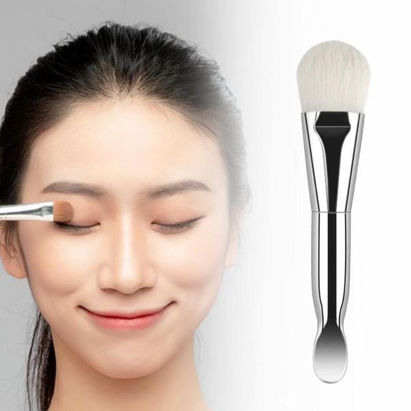 

eyebrow tools & stencils 1pcs masque brush double head clean easily plastic silicone fluffy cream digger facial mud applicator beauty