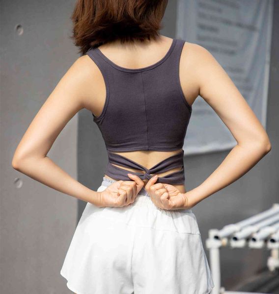 

summer sports bra women's running yoga underwear waistcoat fitness bra, Gray