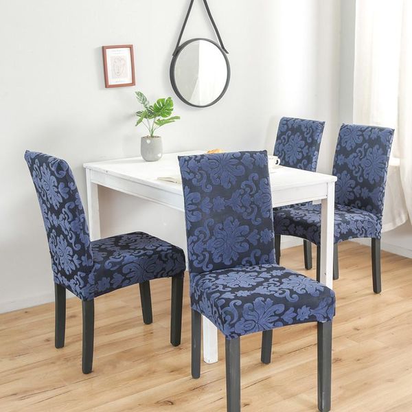 

chair covers super thick spandex elastic printing dining slipcover seat office chairs universal size stretchable cover