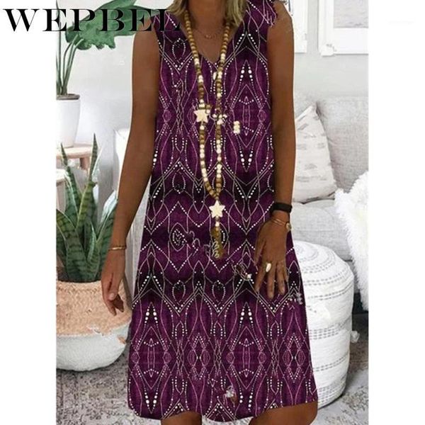 

sleeveless midi dress homewear v neck print women fashion summer loose, Black;gray