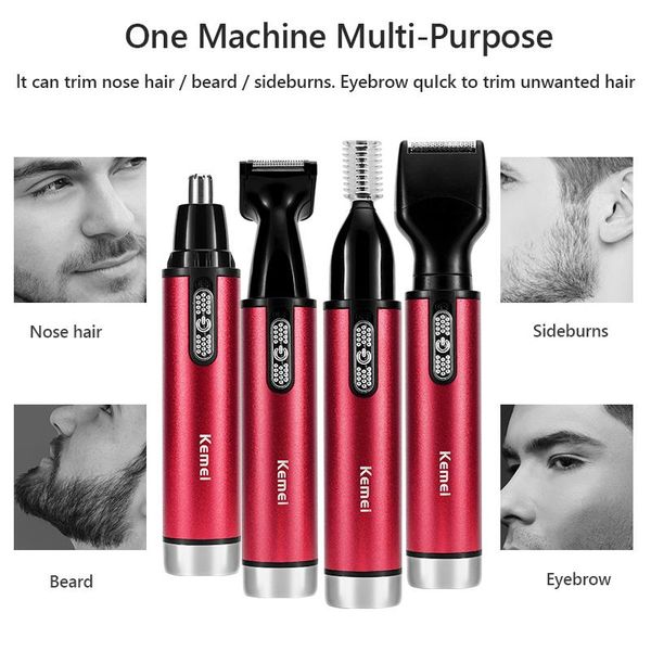 

electric nose & ear trimmers 4 in 1 hair trimmer clipper professional painless eyebrow and facial for men women removal razor
